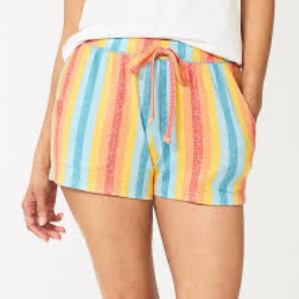 Striped Multicolor Women's Shorts